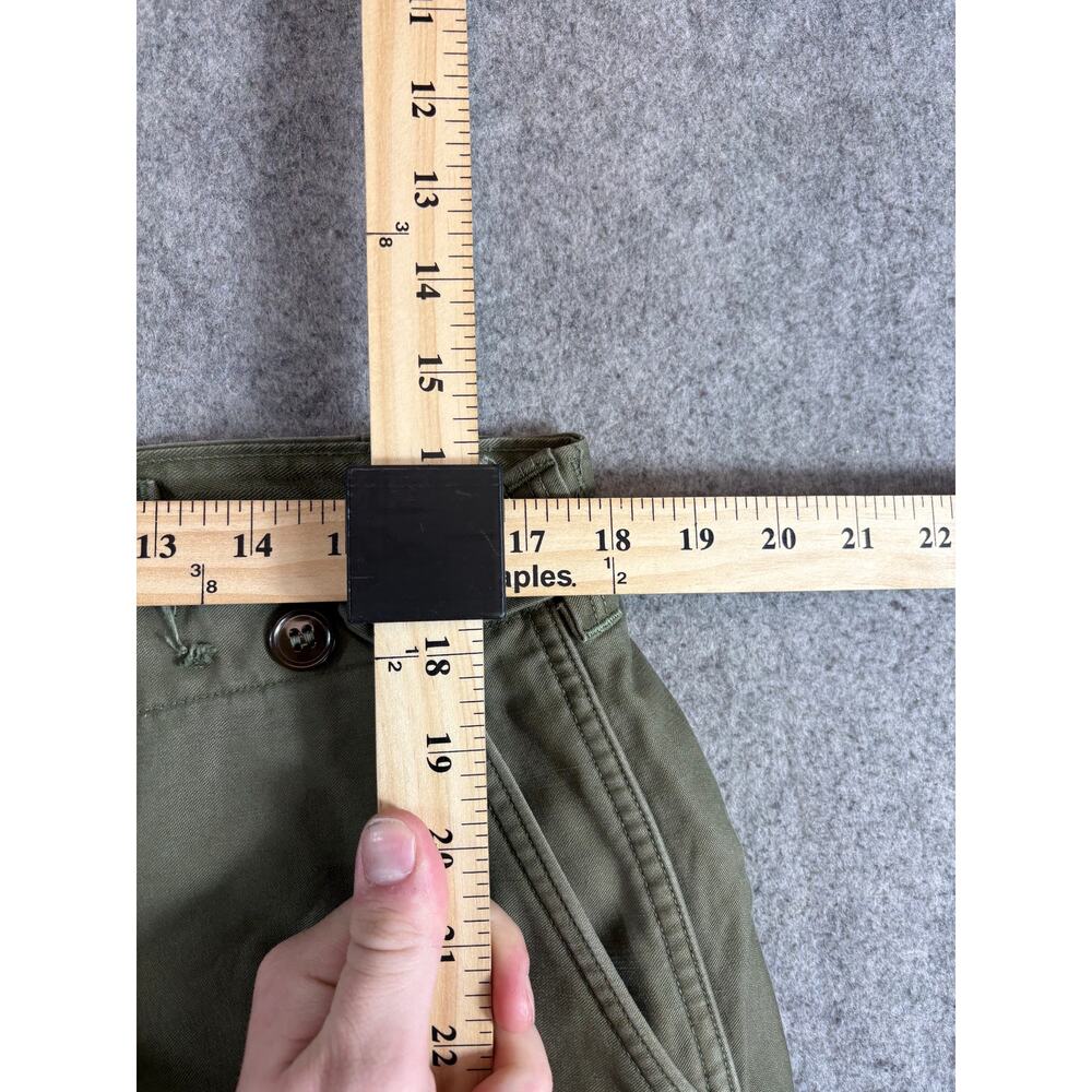 Vintage 50s US Army M1943 Field Trousers Pants Men 34 Green Military Utility HPT - Picture 8 of 11